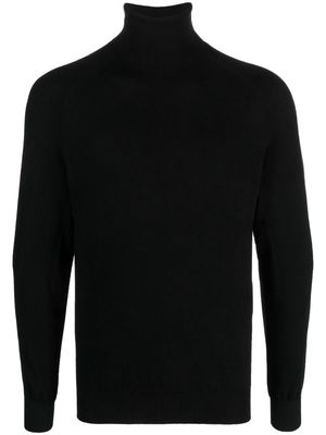 Sease ribbed-panel roll-neck jumper - Black