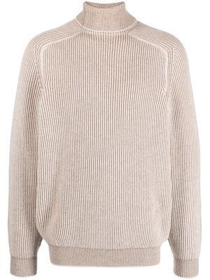 Sease roll-neck cashmere jumper - Neutrals
