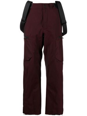 Sease Trace straight-leg ski trousers - Red