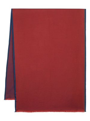 Sease two-tone scarf - Red