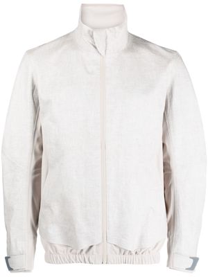 Sease zip-up linen jacket - Neutrals