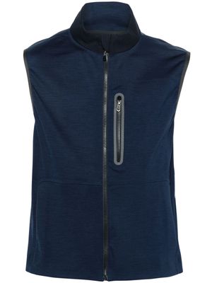 Sease zip-up wool gilet - Blue