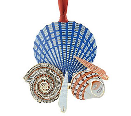 Seashells on the Shore Ornament by Beacon Desig n