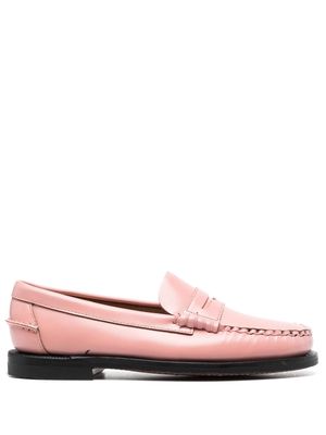Sebago almond-toe leather loafers - Pink