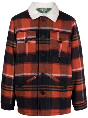 Sebago checked buttoned jacket - Brown