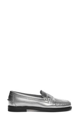 Sebago Dan Met Loafer in Silver 