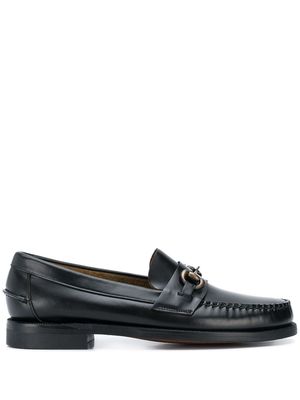 Sebago horse-bit embellished loafers - Black
