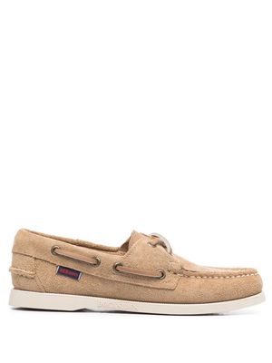 Sebago lace-up suede loafers - Neutrals