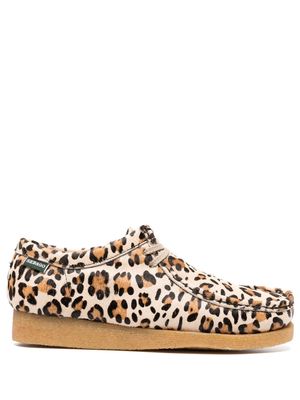 Sebago leopard-print square toe loafers - Neutrals