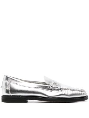 Sebago metallic slip-on loafers - Silver