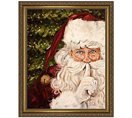 Secret Santa Framed Art by Timeless Frames and Decor