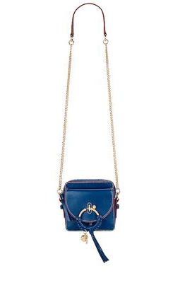 See By Chloe Mini Contrasted Crossbody in Blue.