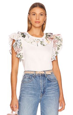 See By Chloe Sleeveless Embellished Top in White