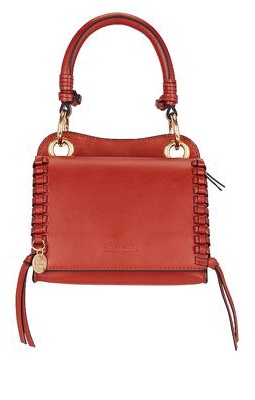 See By Chloe Tilda Mini Crossbody in Burgundy.