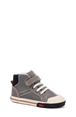 See Kai Run Dane High Top Sneaker in Gray Leather