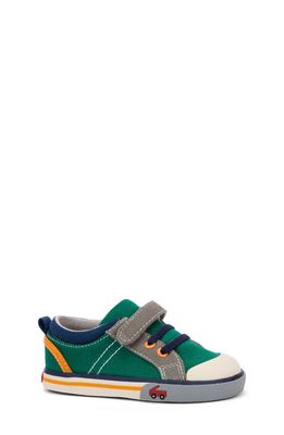 See Kai Run Tanner Sneaker in Green/Gray