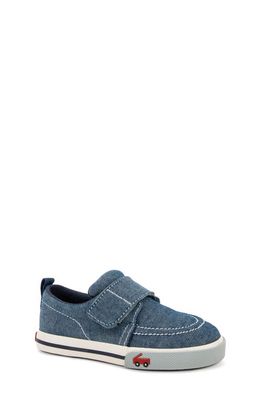 See Kai Run Wyatt Denim Sneaker in Chambray 