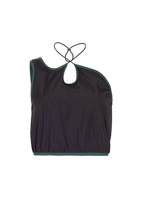 Seed & Soil Cinched Nylon Crop Top