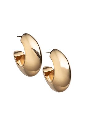 Seema 14K-Gold-Plated Hoop Earrings