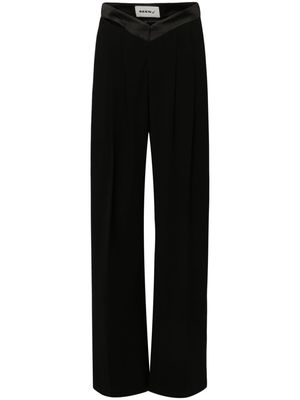 Seen Users slit-detailing tailored trousers - Black