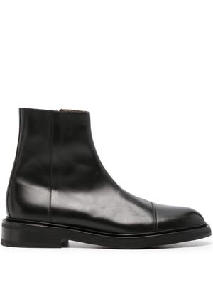 Séfr leather ankle boots - Black