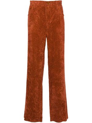 Séfr Maceo velour trousers - Orange