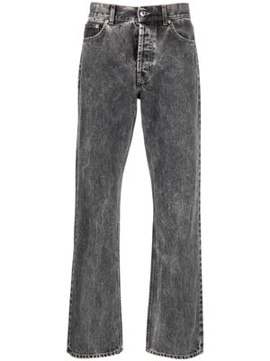 Séfr mid-rise straight-leg jeans - Grey