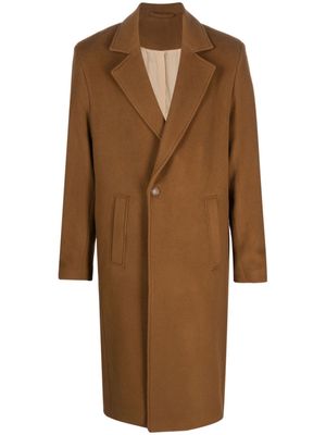 Séfr Nantes single-breasted wool coat - Brown