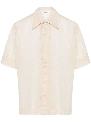 Séfr Noam cotton shirt - Neutrals