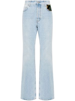 Séfr Rider Cut high-rise flared jeans - Blue