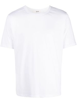 Séfr short-sleeve cotton-blend T-shirt - White