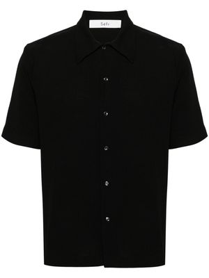 Séfr Suneham crepe shirt - Black