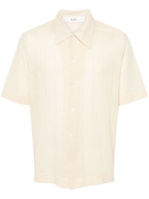 Séfr Suneham embroidery shirt - Neutrals