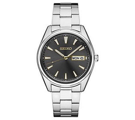 Seiko Men's Essentials Stainless Steel Two-T on e Dial Watch