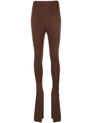Selasi extra-long length trousers - Brown