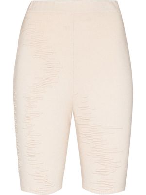 Selasi high-waisted shorts - Neutrals