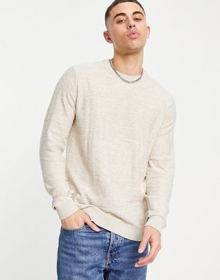 Selected Homme Buddy crew neck sweater-Neutral
