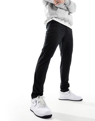 Selected Homme slim fit chinos in black