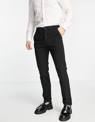 Selected Homme slim fit smart pants in black