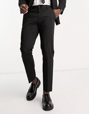 Selected Homme slim fit suit pants in black