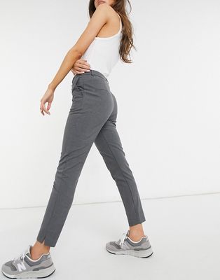 Selected Muse slim leg tailored pant in gray-Grey