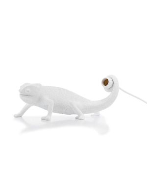 Seletti Chameleon resin table lamp - White