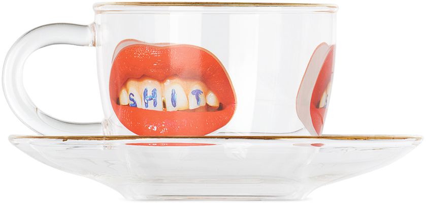 Seletti Clear Toiletpaper Edition 'Shit' Cup