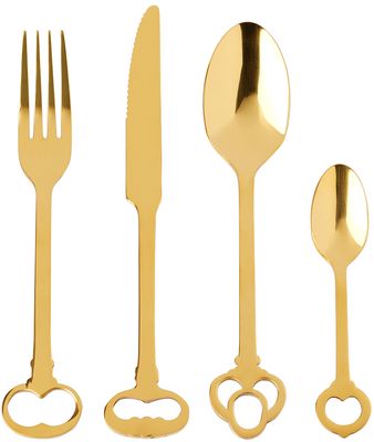 Seletti Gold Keytlery Cutlery Set