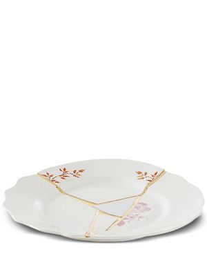 Seletti Kintsugi dessert plate - White