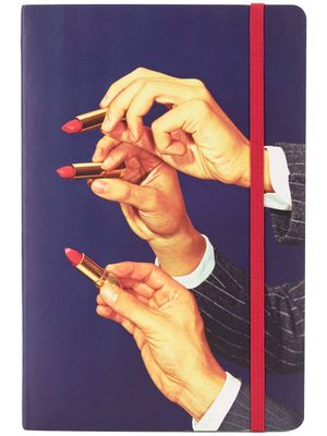Seletti lipstick-cover notebook - Blue