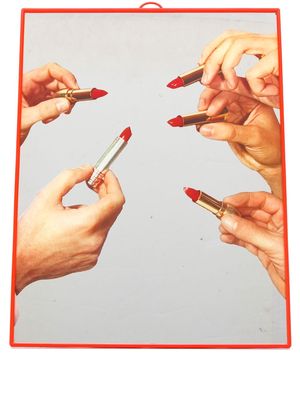 Seletti lipstick print photo frame - Red