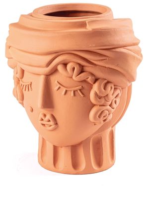 Seletti Magna Graecia woman vase - Brown