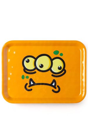 Seletti Monsters Alberto rectangle-shape tray - Orange