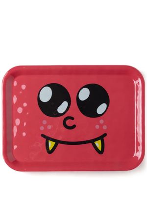 Seletti Monsters Baby Gregorio rectangle-shape tray - Red